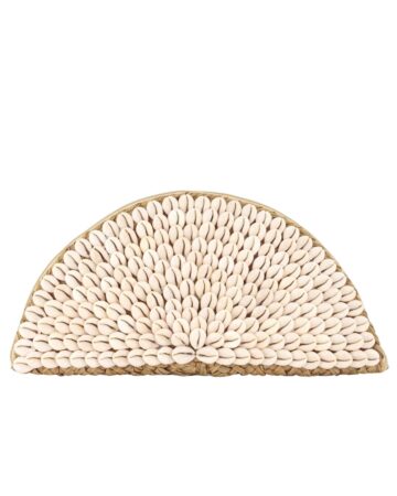 Luna Cowrie Shell Clutch