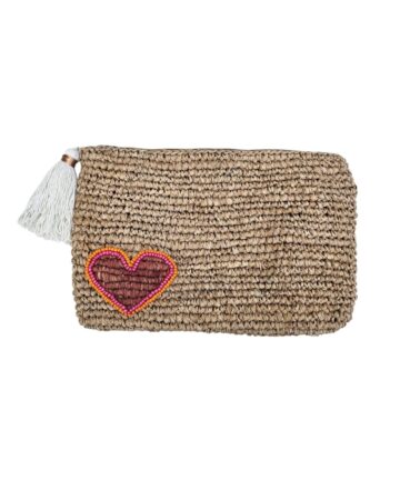 Xoxo Beaded Clutch – Red