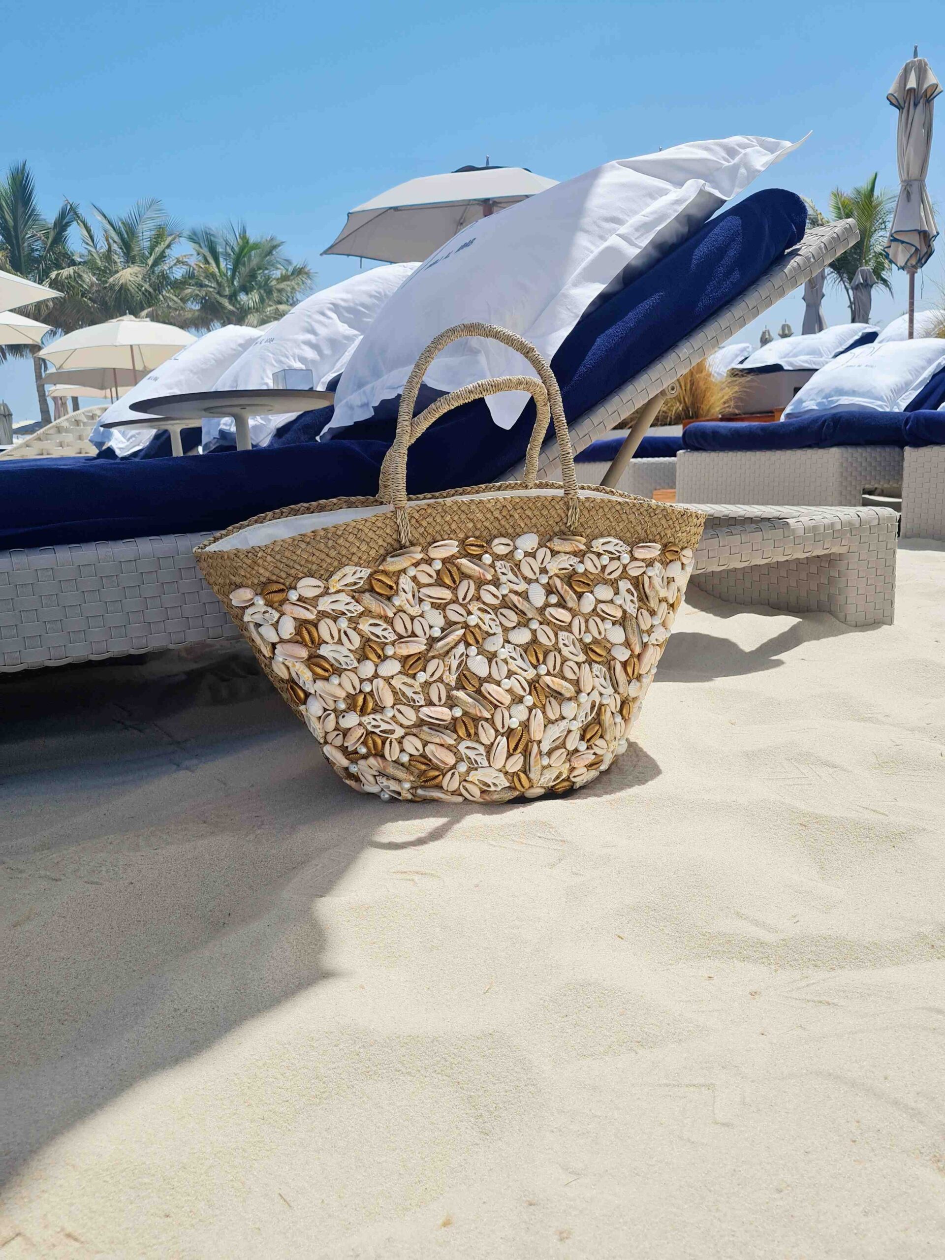 Alicia Mixed Shell Beach Tote - Image 4