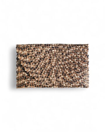 Kenzie Straw Clutch – Cocoa