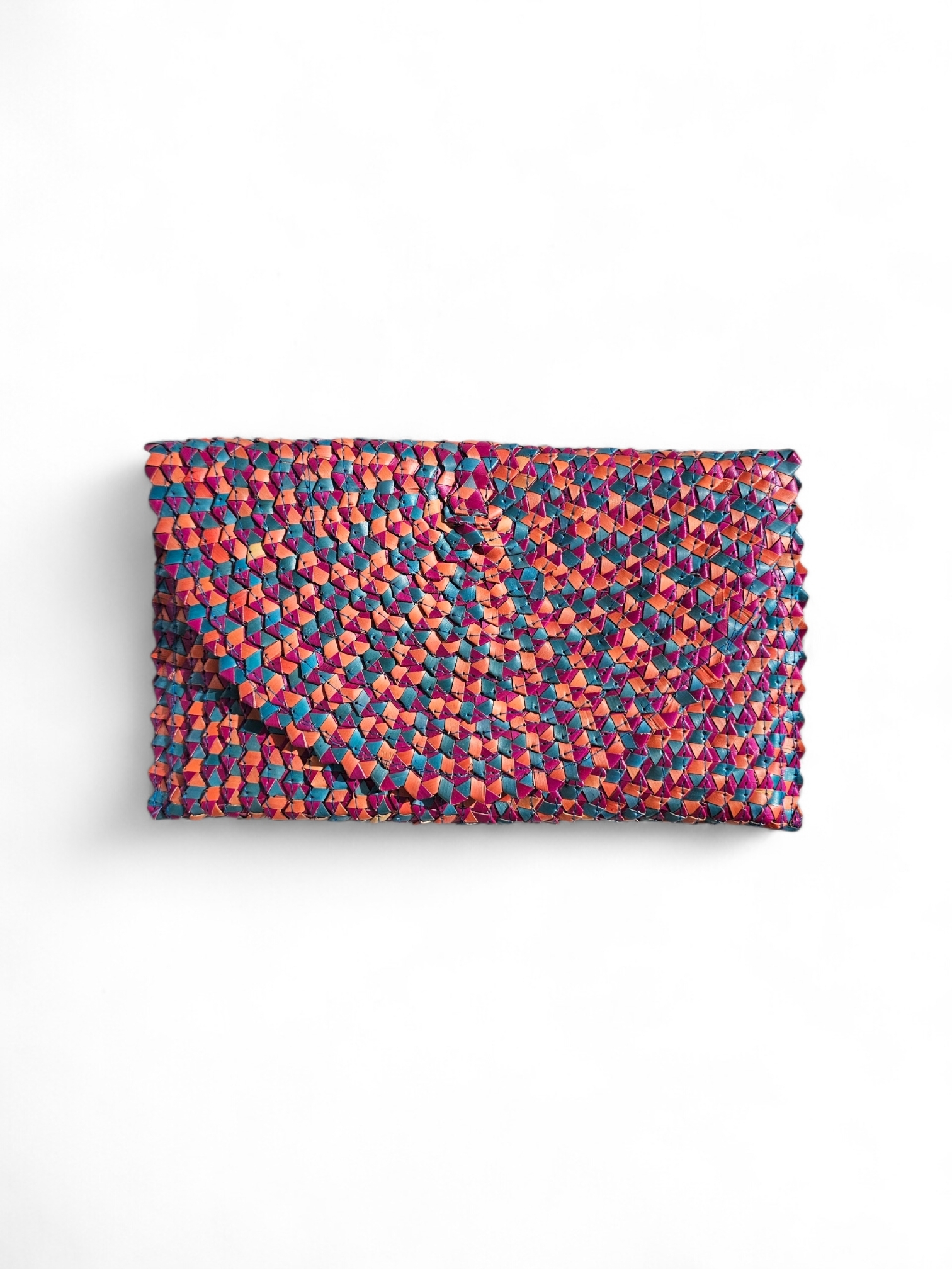 Kenzie Straw Clutch – Fruity