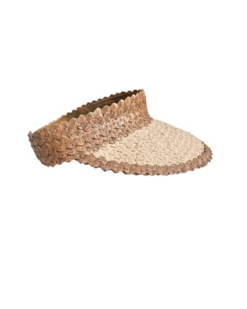 OhSun Visor Natural & Tan