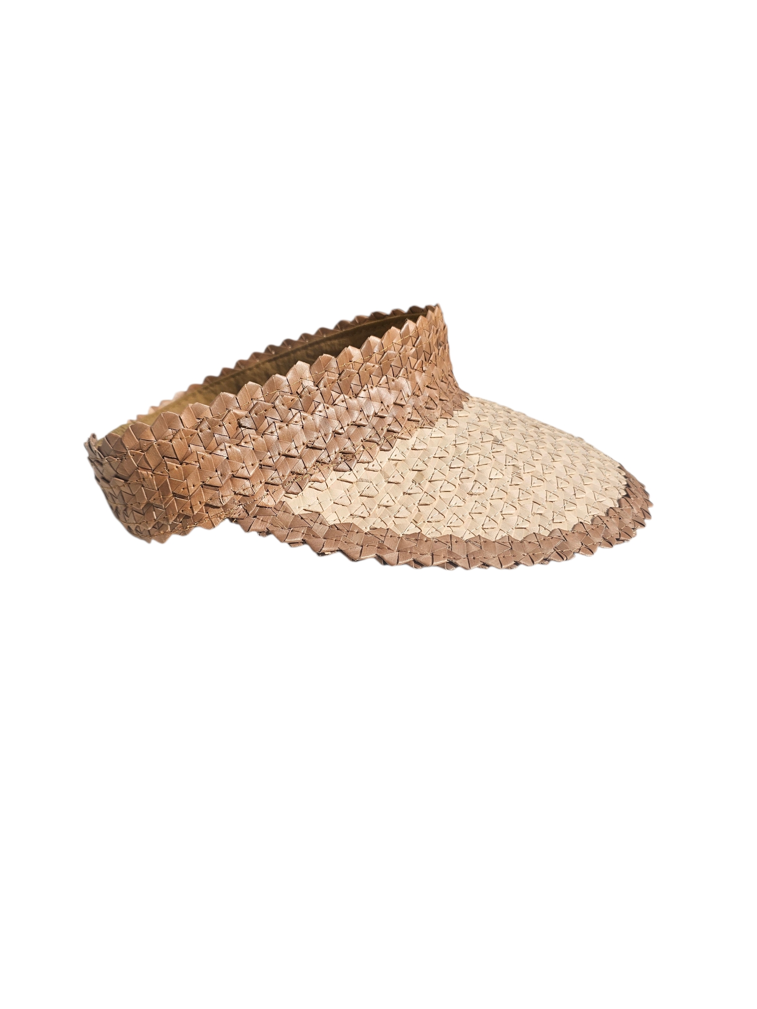 OhSun Visor Natural & Tan