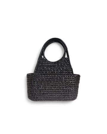 Aiko Rattan Bucket - Black