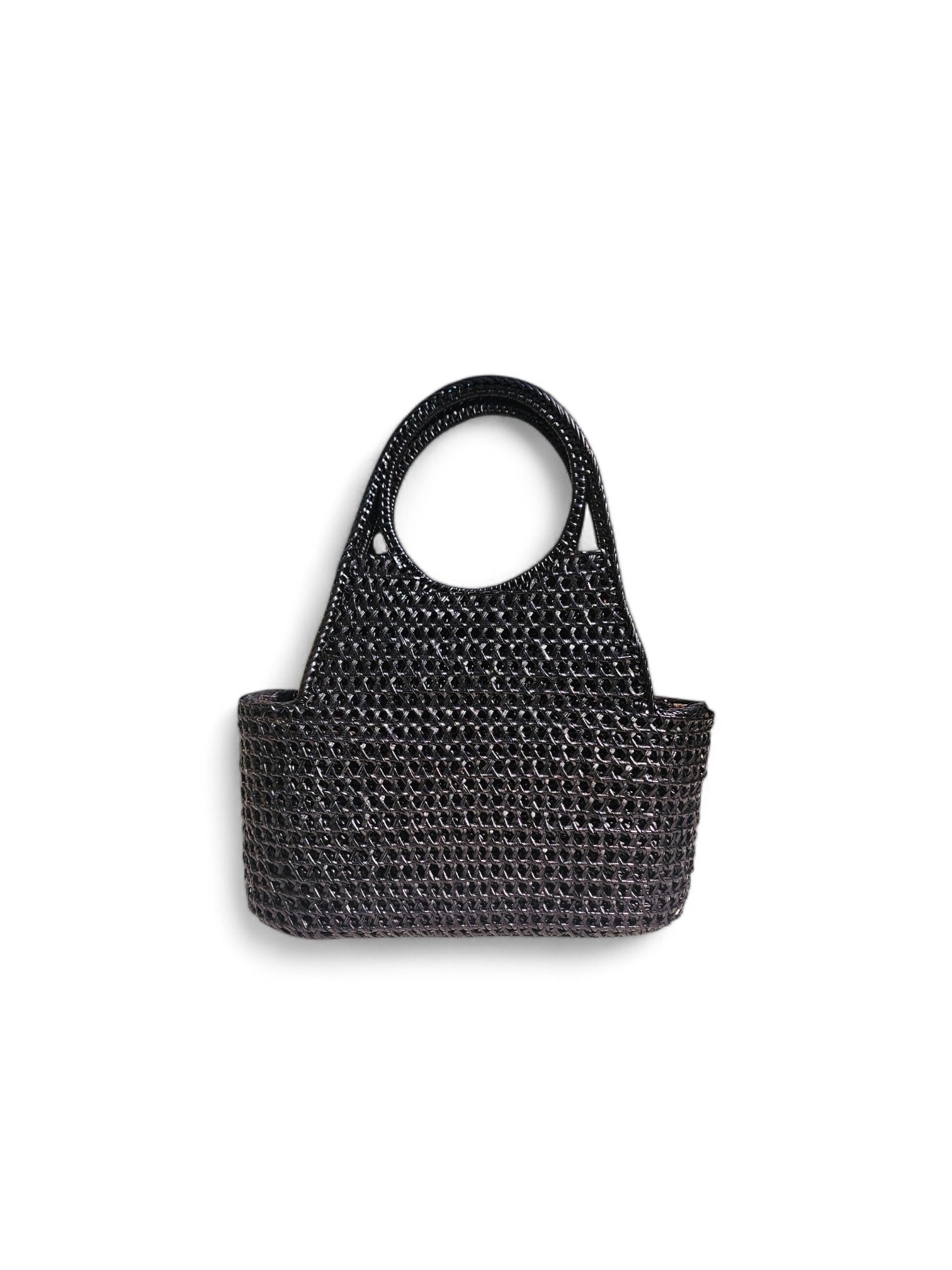 Aiko Rattan Bucket - Black