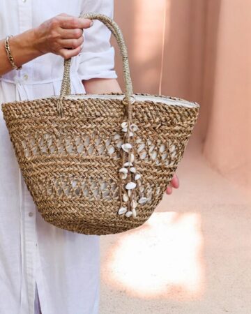 Meryl Straw Beach Bag