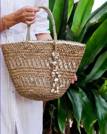 Meryl Straw Beach Bag