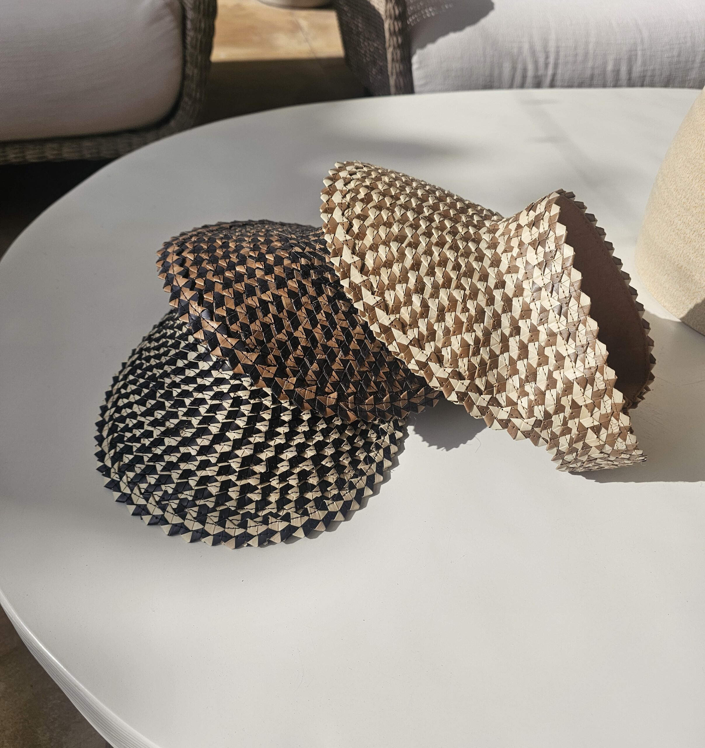 OhSun Visor Natural & Tan Mix - Image 4