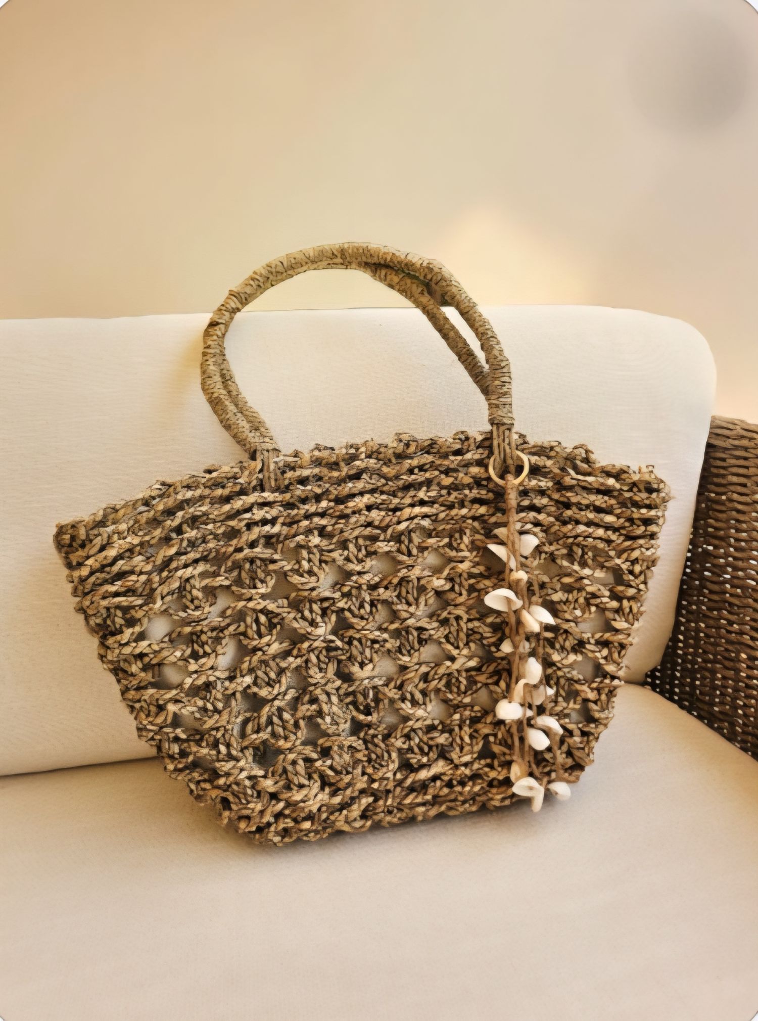 Margie Straw Tote